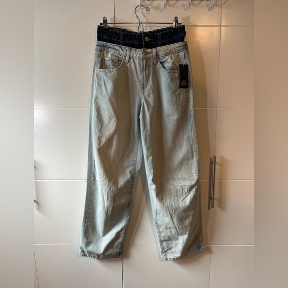 NWT Wild Fable Mid-Rise 90’s Relaxed Straight Jean Size 6 - Picture 5 of 16